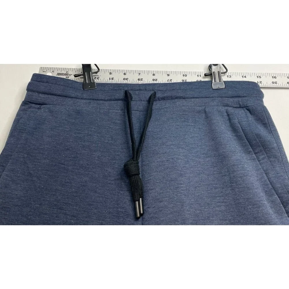 32 Degrees sweatpants adult small 28 x 30 jogger drawstrings cuffed blue work